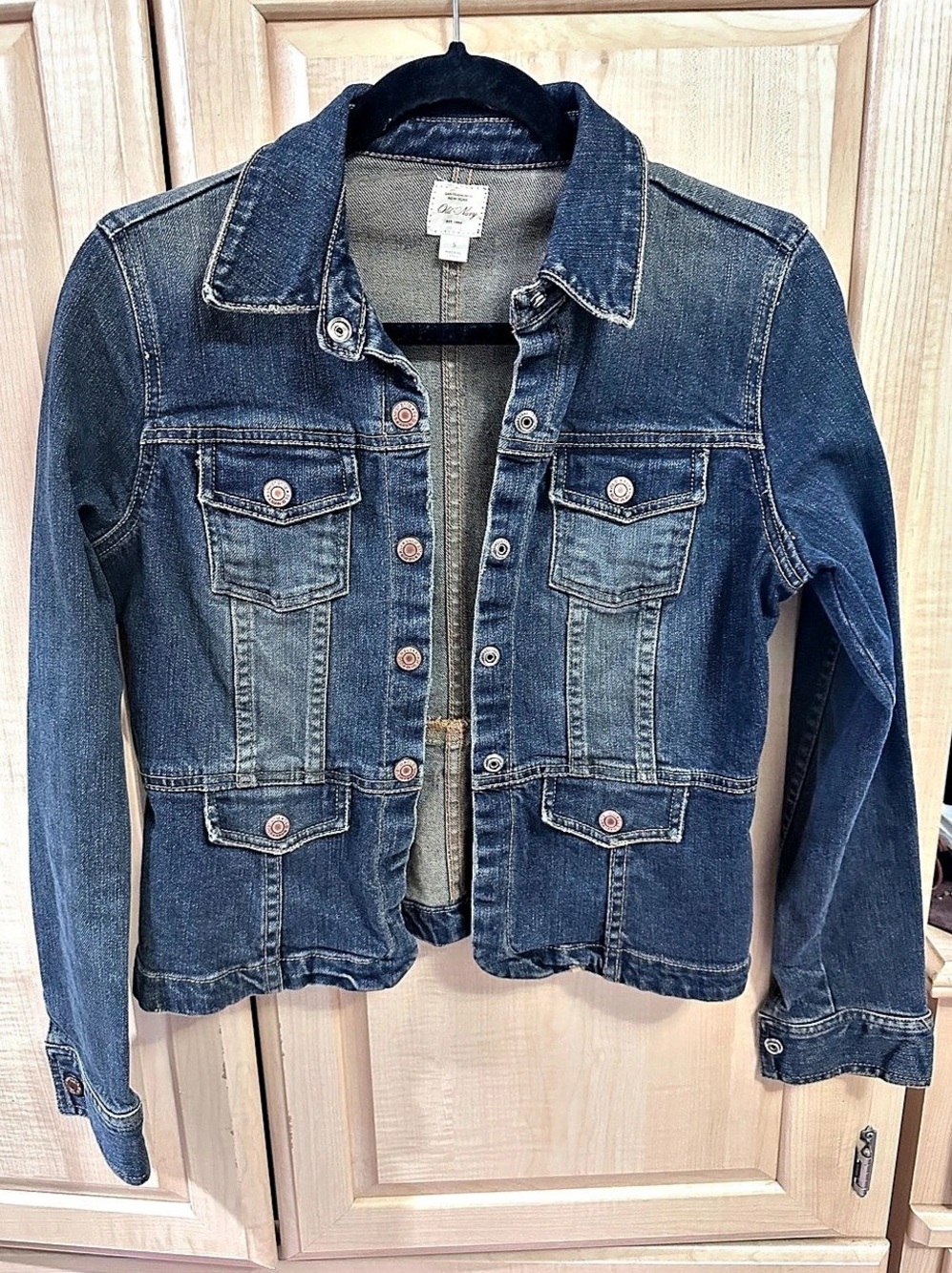 Old Navy Women's Blue Denim Jean Jacket Size